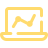 laptop analytic icon